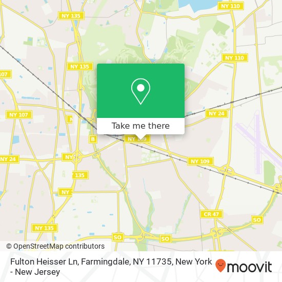 Fulton Heisser Ln, Farmingdale, NY 11735 map