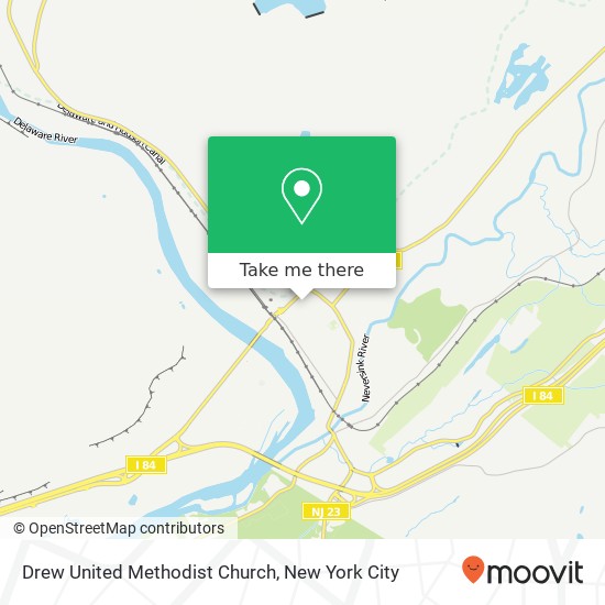 Drew United Methodist Church map