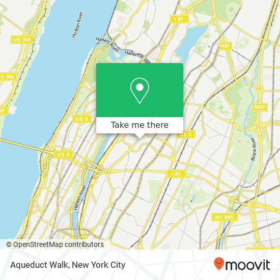 Aqueduct Walk map