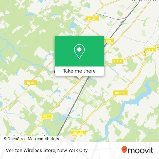 Mapa de Verizon Wireless Store