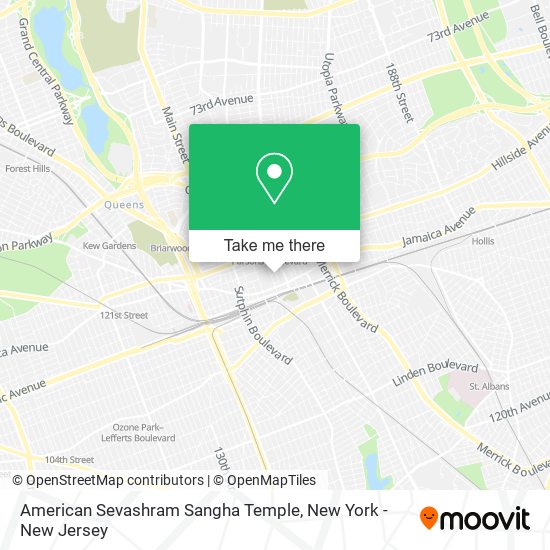 American Sevashram Sangha Temple map