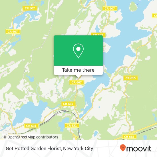 Mapa de Get Potted Garden Florist