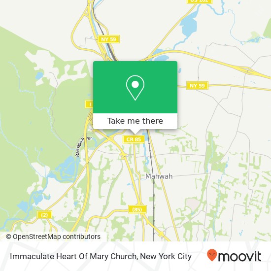 Mapa de Immaculate Heart Of Mary Church