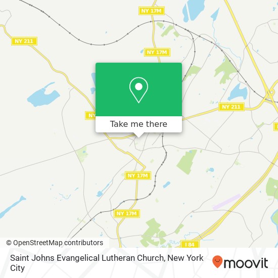 Mapa de Saint Johns Evangelical Lutheran Church