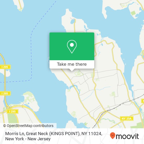 Mapa de Morris Ln, Great Neck (KINGS POINT), NY 11024