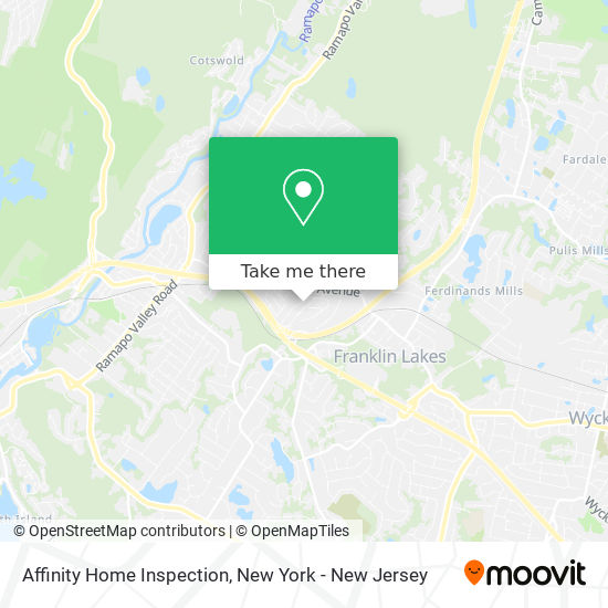 Affinity Home Inspection map