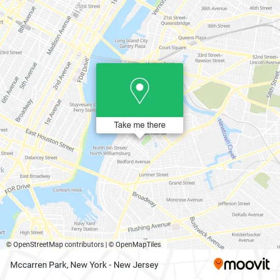 Mccarren Park map