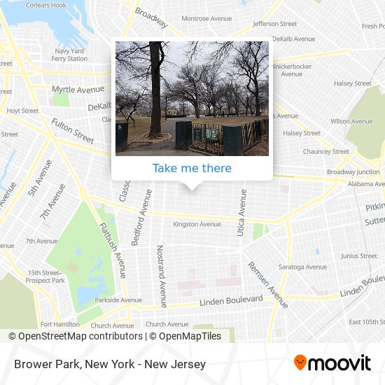 Brower Park map