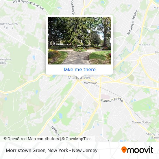 Mapa de Morristown Green