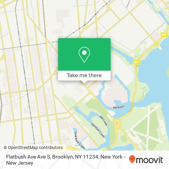 Flatbush Ave Ave S, Brooklyn, NY 11234 map