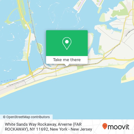 Mapa de White Sands Way Rockaway, Arverne (FAR ROCKAWAY), NY 11692