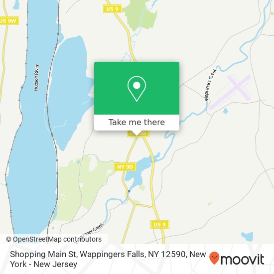 Mapa de Shopping Main St, Wappingers Falls, NY 12590