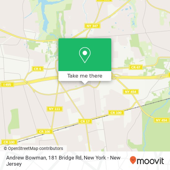 Andrew Bowman, 181 Bridge Rd map