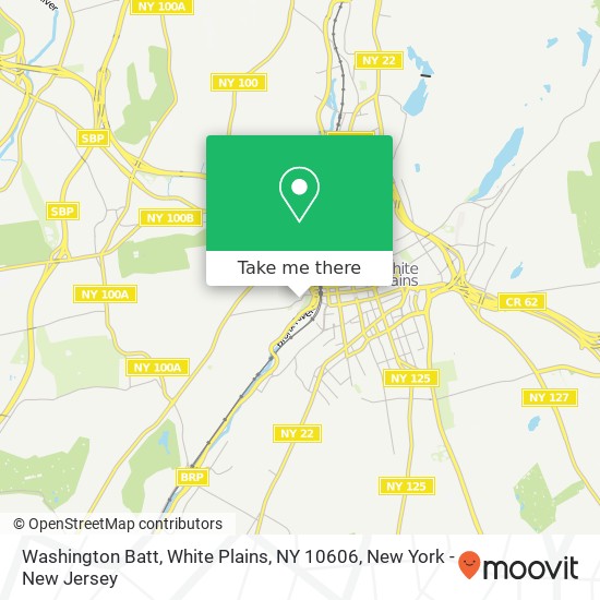 Washington Batt, White Plains, NY 10606 map