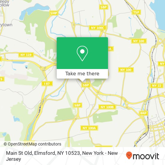 Mapa de Main St Old, Elmsford, NY 10523