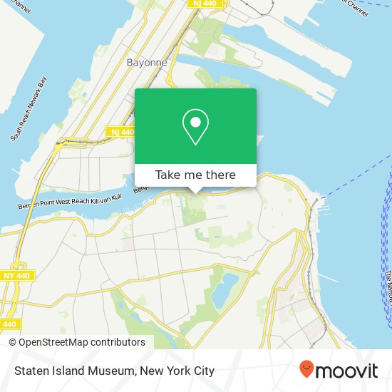 Mapa de Staten Island Museum