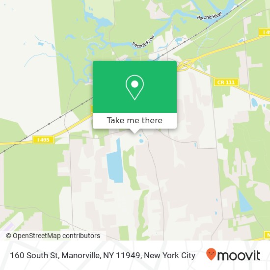 160 South St, Manorville, NY 11949 map