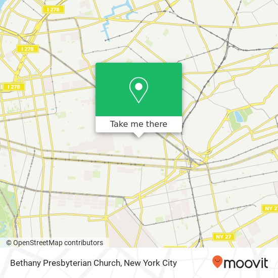 Bethany Presbyterian Church map