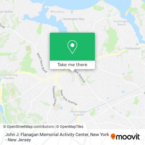 Mapa de John J. Flanagan Memorial Activity Center