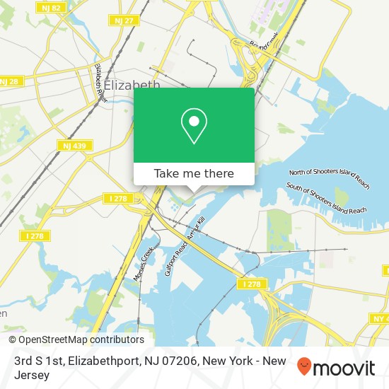 3rd S 1st, Elizabethport, NJ 07206 map