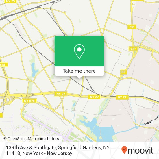 139th Ave & Southgate, Springfield Gardens, NY 11413 map