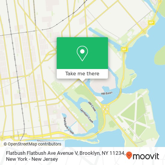 Flatbush Flatbush Ave Avenue V, Brooklyn, NY 11234 map