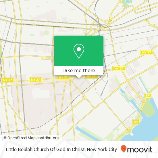 Mapa de Little Beulah Church Of God In Christ