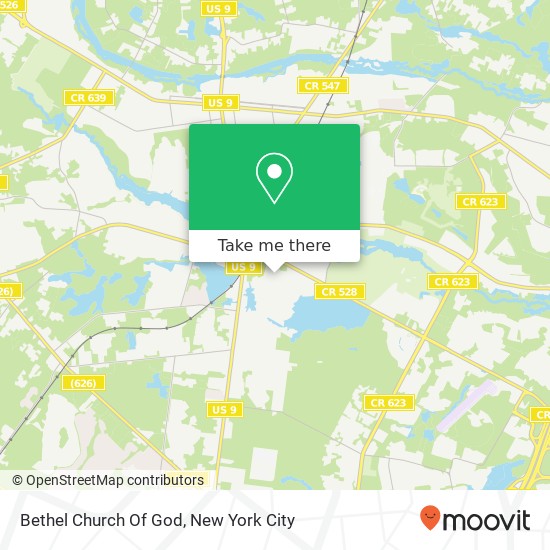 Mapa de Bethel Church Of God