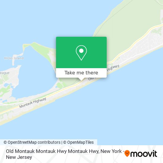 Mapa de Old Montauk Montauk Hwy Montauk Hwy