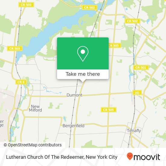 Lutheran Church Of The Redeemer map