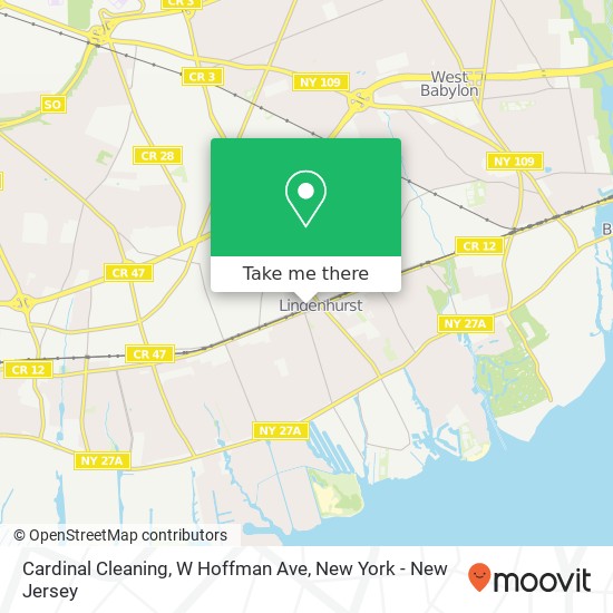 Mapa de Cardinal Cleaning, W Hoffman Ave