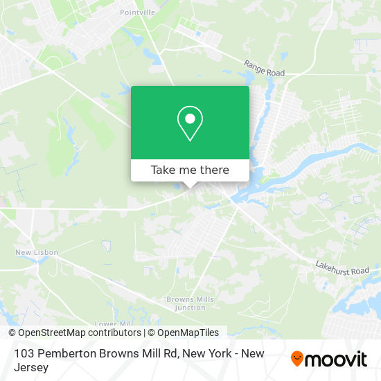 103 Pemberton Browns Mill Rd map