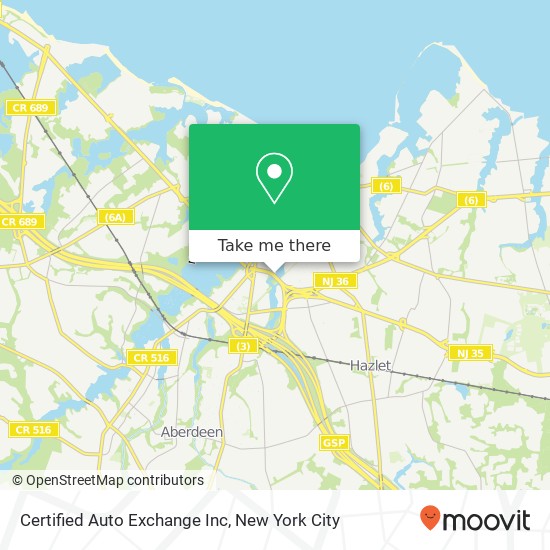 Certified Auto Exchange Inc map