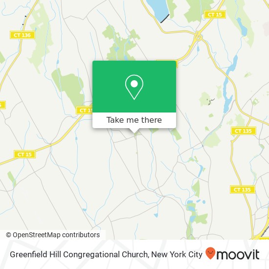 Mapa de Greenfield Hill Congregational Church