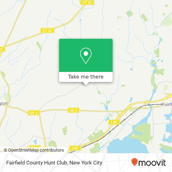 Mapa de Fairfield County Hunt Club
