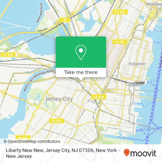 Liberty New New, Jersey City, NJ 07306 map