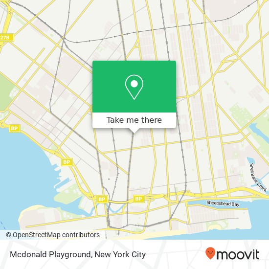 Mapa de Mcdonald Playground
