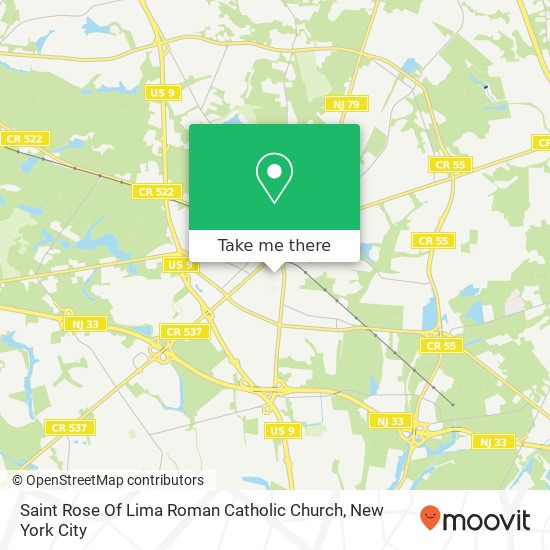 Mapa de Saint Rose Of Lima Roman Catholic Church