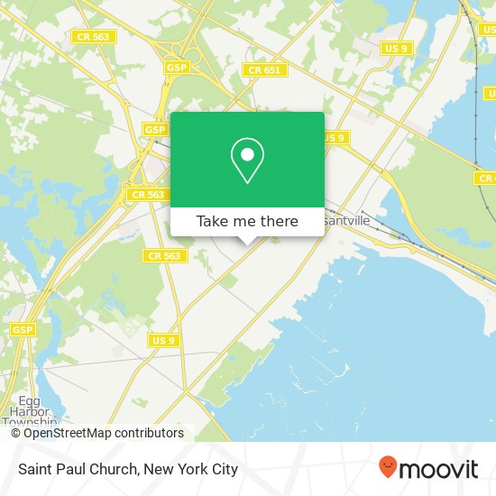 Saint Paul Church map