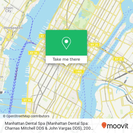 Mapa de Manhattan Dental Spa (Manhattan Dental Spa: Charnas Mitchell DDS & John Vargas DDS), 200 Madison Ave