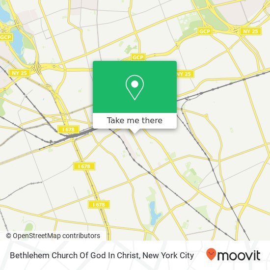 Bethlehem Church Of God In Christ map