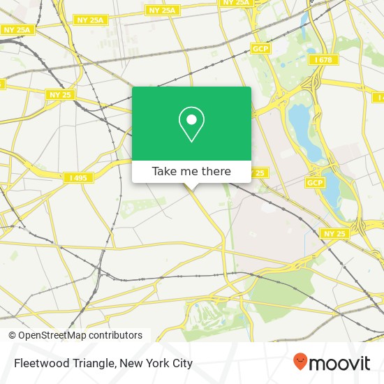 Mapa de Fleetwood Triangle