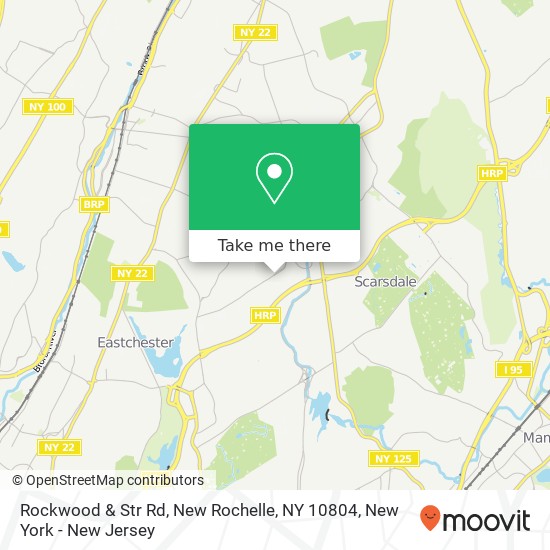 Mapa de Rockwood & Str Rd, New Rochelle, NY 10804