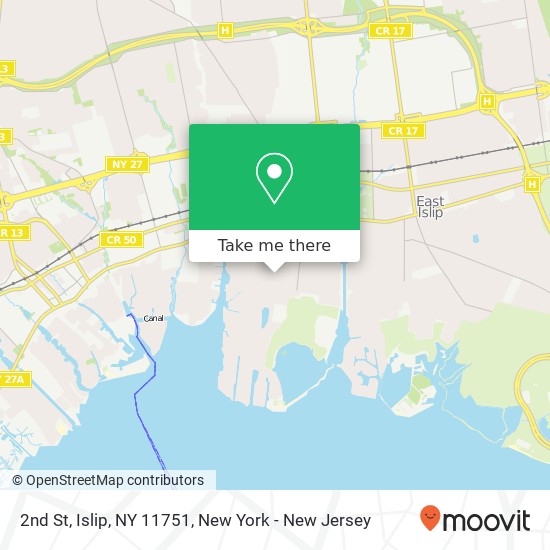 2nd St, Islip, NY 11751 map