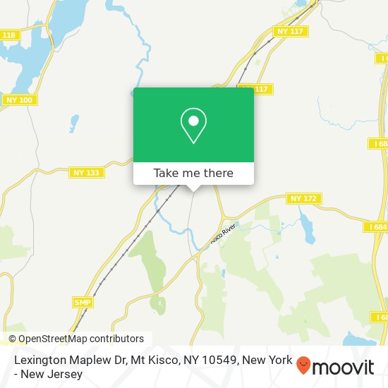 Lexington Maplew Dr, Mt Kisco, NY 10549 map