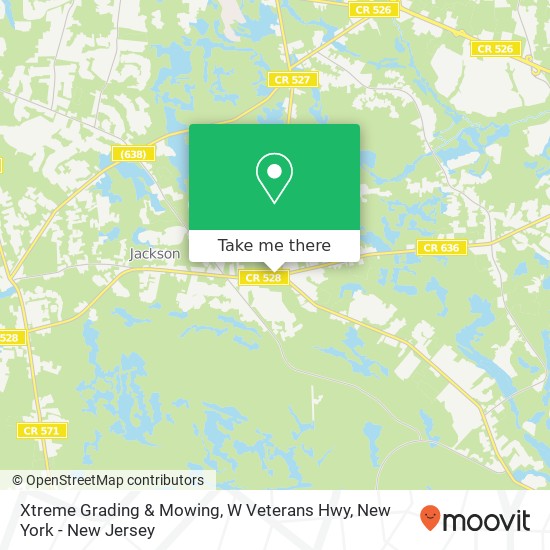 Mapa de Xtreme Grading & Mowing, W Veterans Hwy
