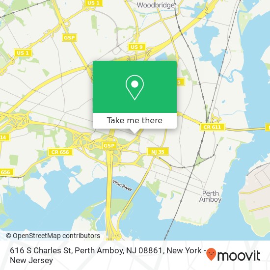 616 S Charles St, Perth Amboy, NJ 08861 map