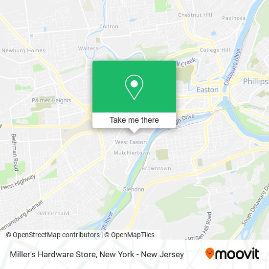 Mapa de Miller's Hardware Store