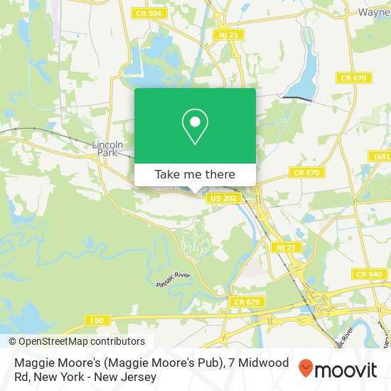 Maggie Moore's (Maggie Moore's Pub), 7 Midwood Rd map