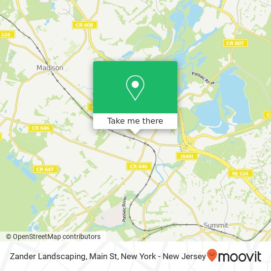 Mapa de Zander Landscaping, Main St